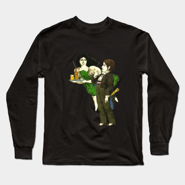 The boy and the waitress Long Sleeve T-Shirt by FrisoHenstra